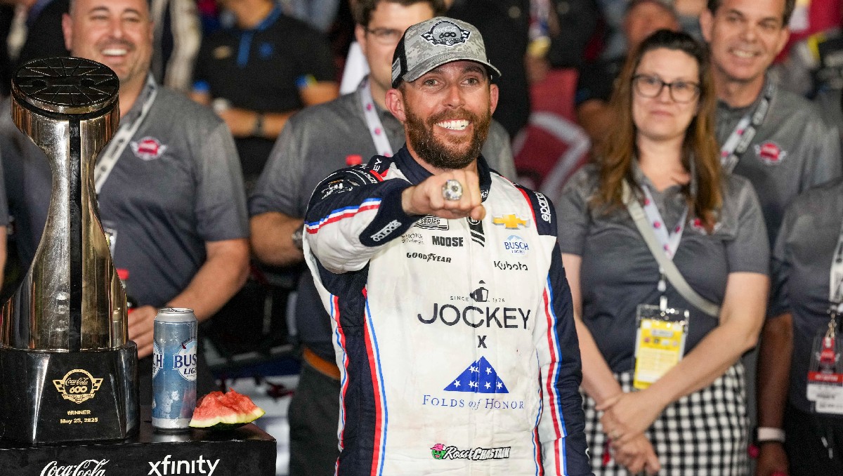 Ross Chastain, piloto de Nascar y compañero de Daniel Suárez (Reuters)