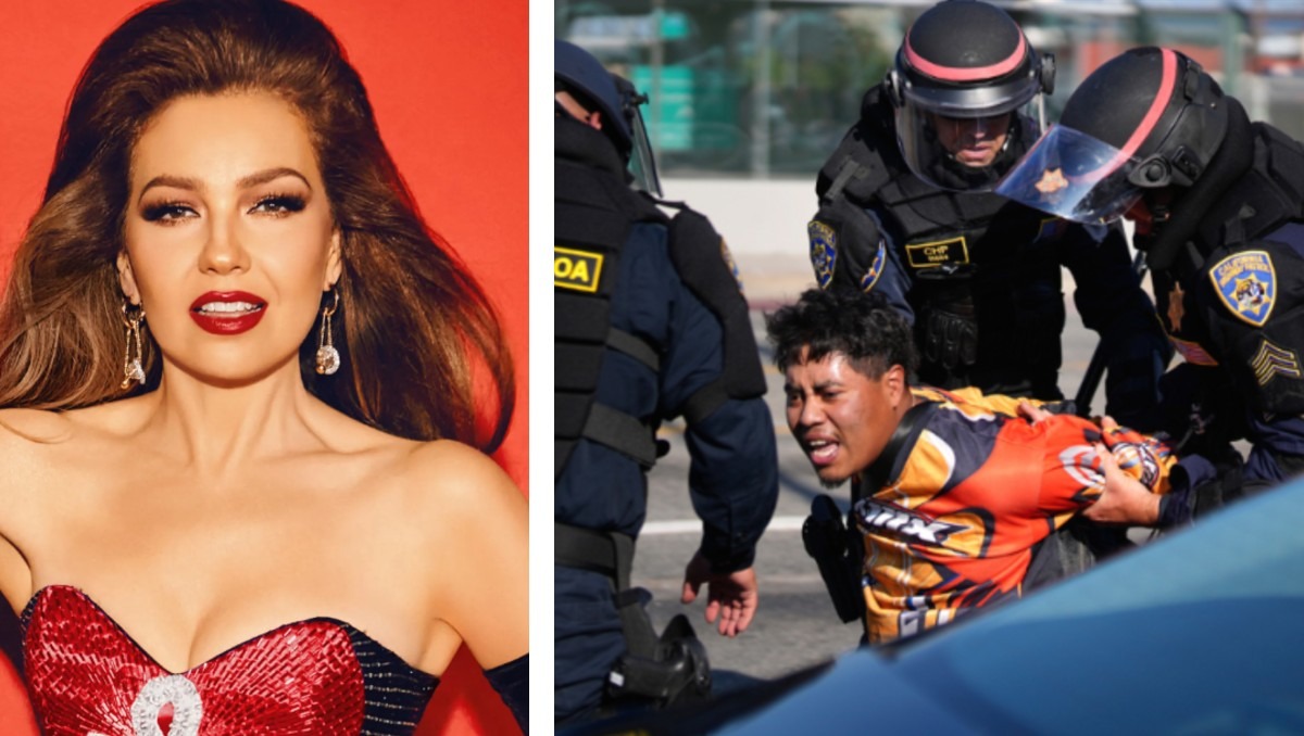 Thalía rompe en silencio tras las redas contra migrantes latinos en Estados Unidos | ESPECIAL