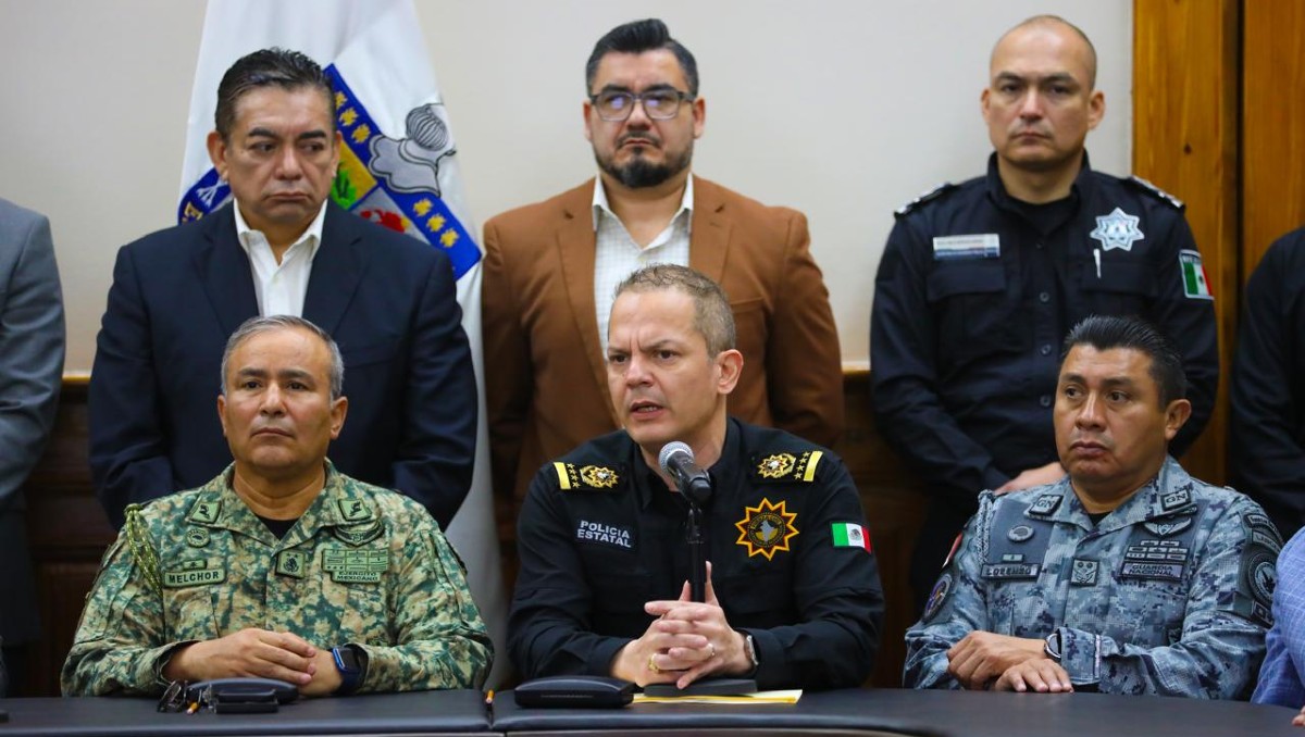 Este viernes se celebró una reunión de seguridad en Palacio de Gobierno de Nuevo León. / Foto: Especial