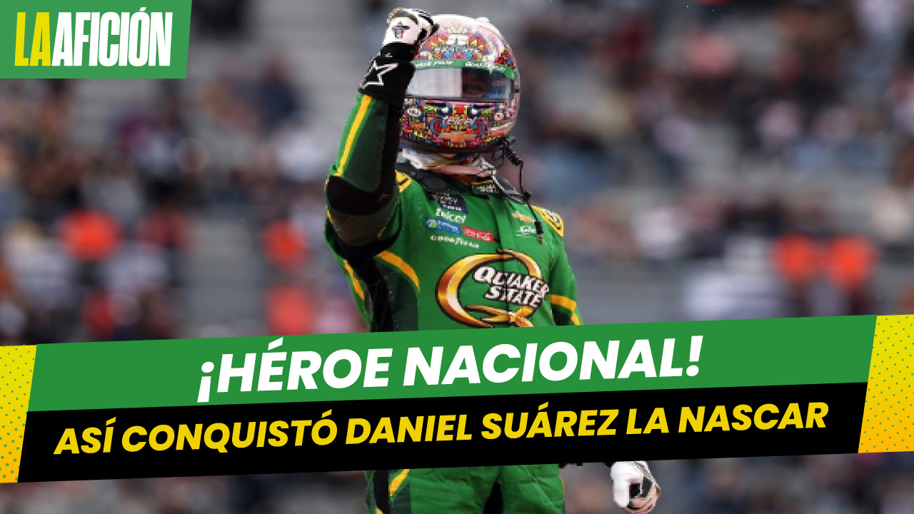 ¡Histórico! Daniel Suárez remonta desde la última posición y gana en Nascar Xfinity México