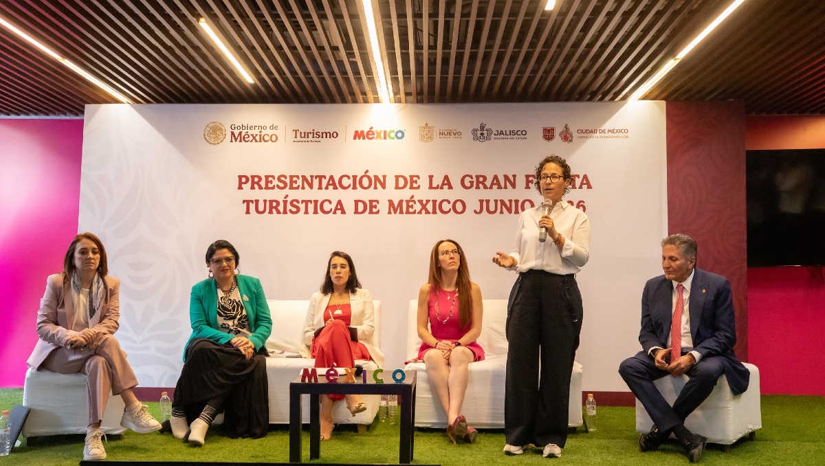 Michelle Fridman estuvo acompañada por Juan José Frangie en la presentación de la estrategia (Foto: Cortesía)