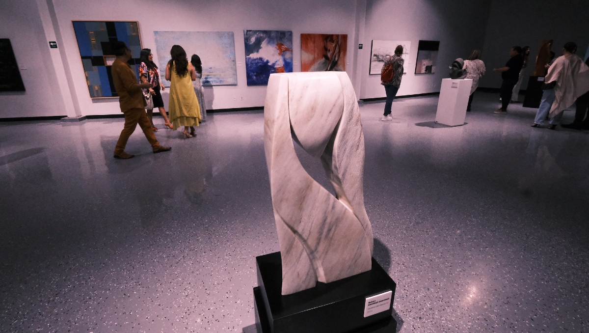 Una de la obras de la muestra "Abstractus" que celebra el primer aniversario del JAPI (Foto: Cortesía)