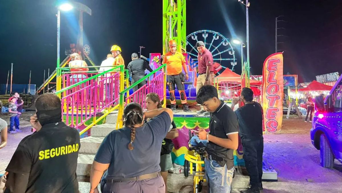 El accidente se registró en el juego llamado "Torre de Saltos" | Especial