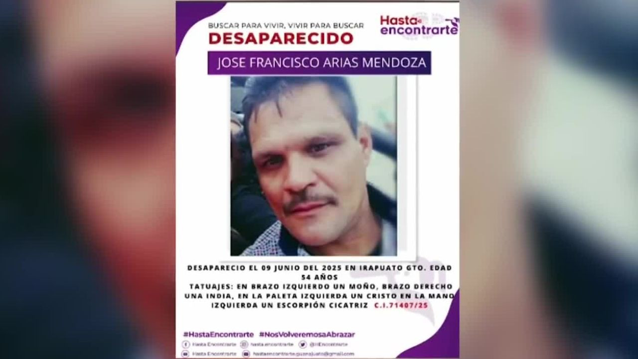 Continúa búsqueda de José Francisco Arias Mendoza, padre buscador del colectivo 'Hasta Encontrarte'
