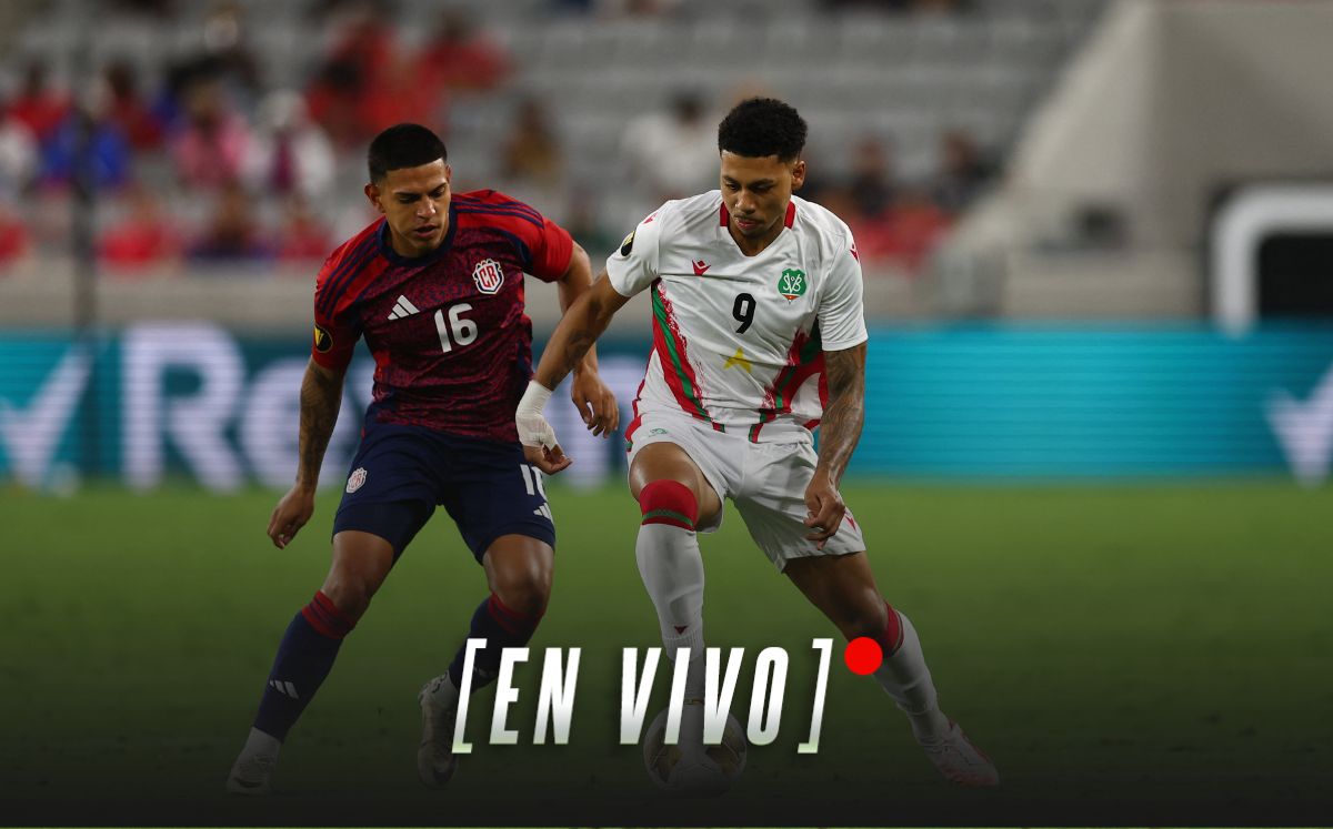 Costa Rica vs Surinam EN VIVO | Partido de la fase de grupos de la Copa Oro 2025 (Reuters)