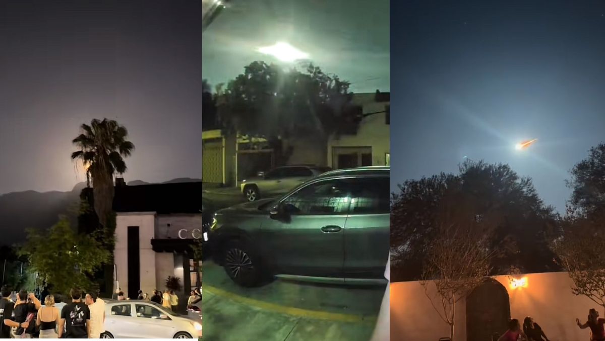 Distintos videos catados en Nuevo León se viralizaron rápidamente en redes sociales. | Especial.