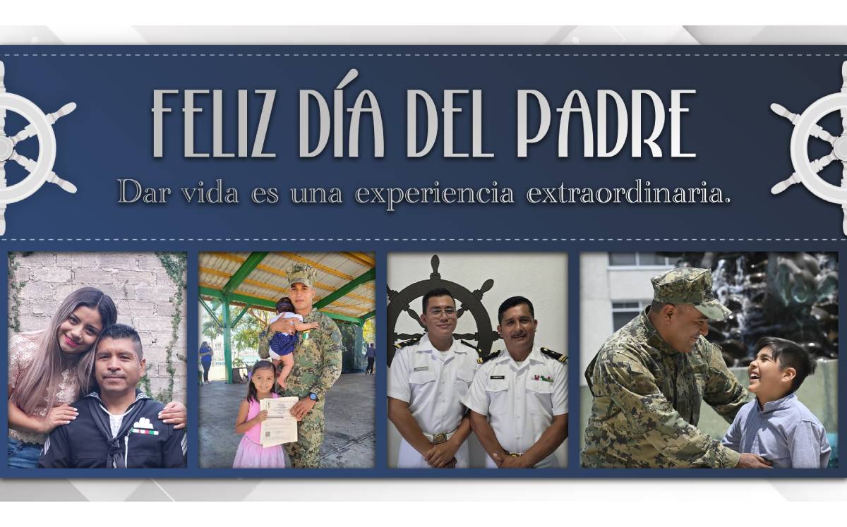 El titular de la marina felicitó a los padres | X