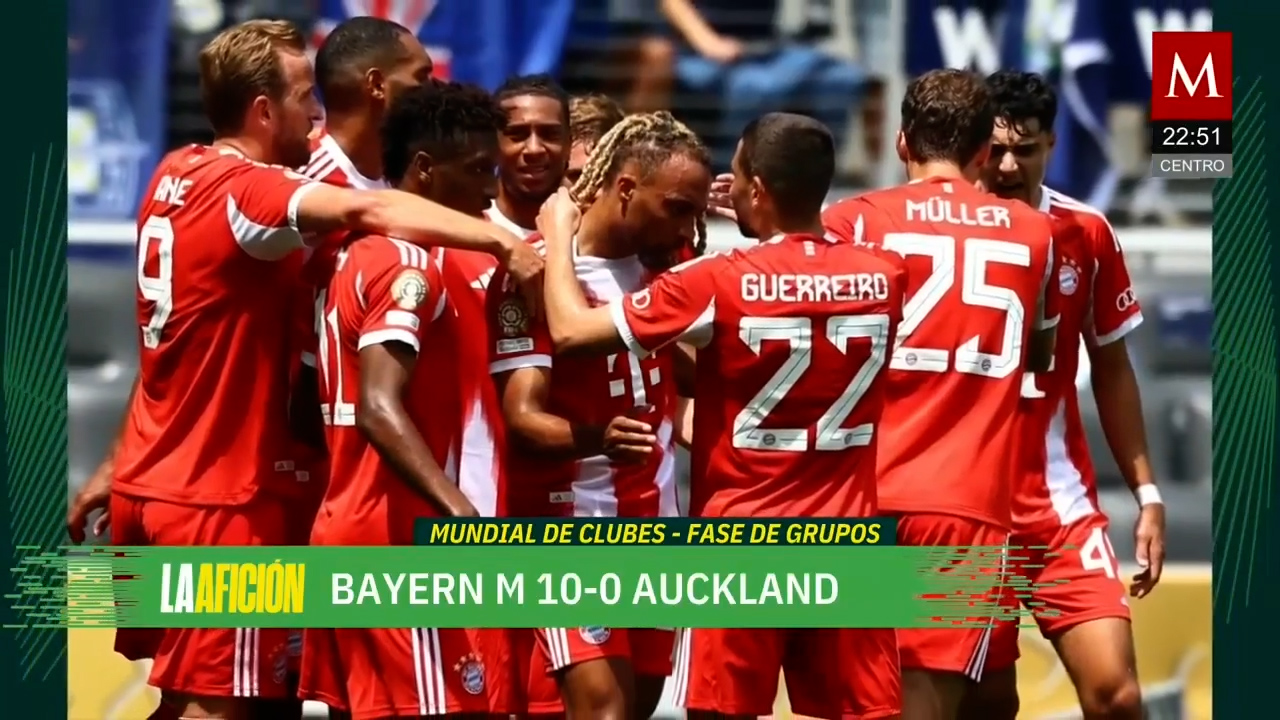 Bayern Múnich aplasta a Auckland City en su debut en el Mundial de Clubes