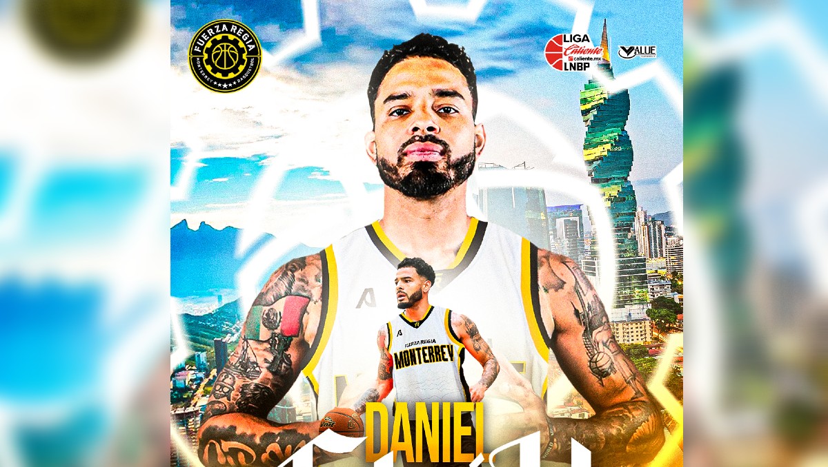 Daniel Girón llega a Fuerza Regia para la temporada 2025 de la LNBP (Cortesía Fuerza Regia)