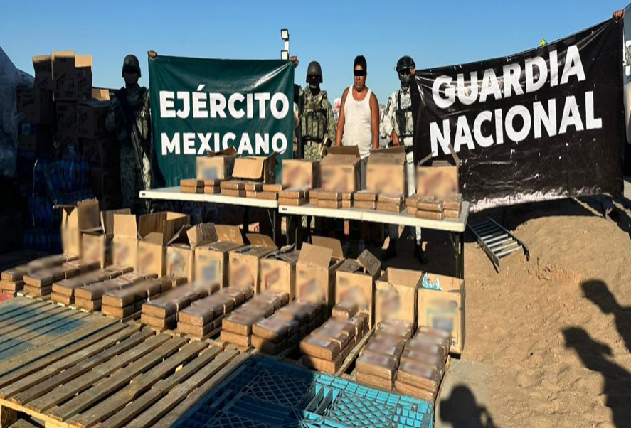 Fueron asegurados 180 kilos de cocaína en Sonora. | SSPC