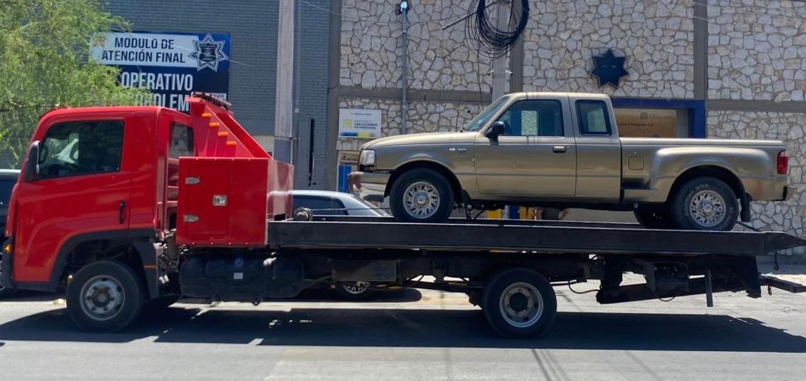 La camioneta tenía reporte de robo desde marzo. | Especial