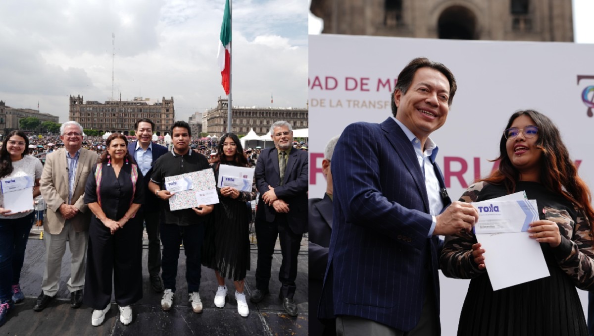 Se llevó a cabo la entrega de becas de movilidad para estudiantes de la Zona Metropolitana. | Especial