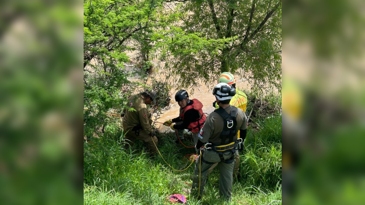 Localizan a hombre arrastrado por presa Chichimequillas en Silao.