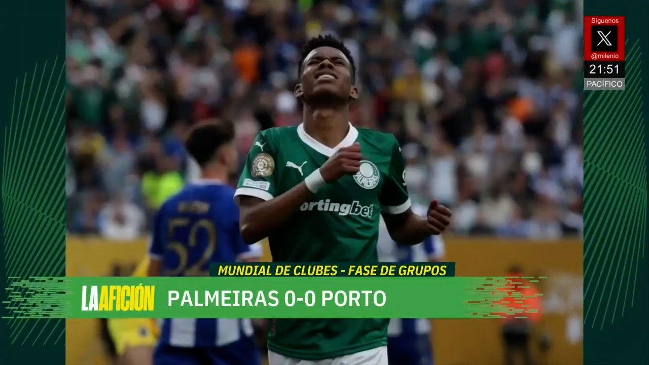 Porto y Palmeiras igualan sin goles en estreno del Mundial de Clubes 2025