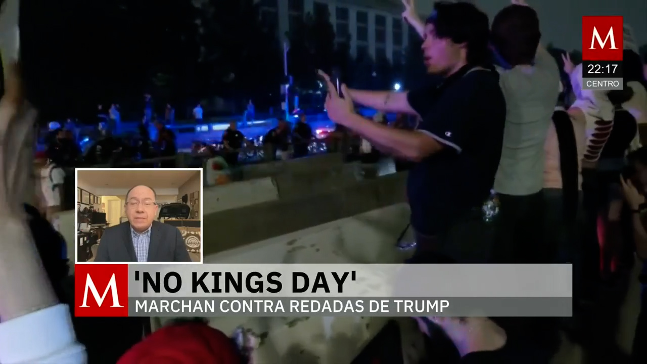 Protestas 'No Kings Day' en Washington desafían las redadas migratorias de Trump