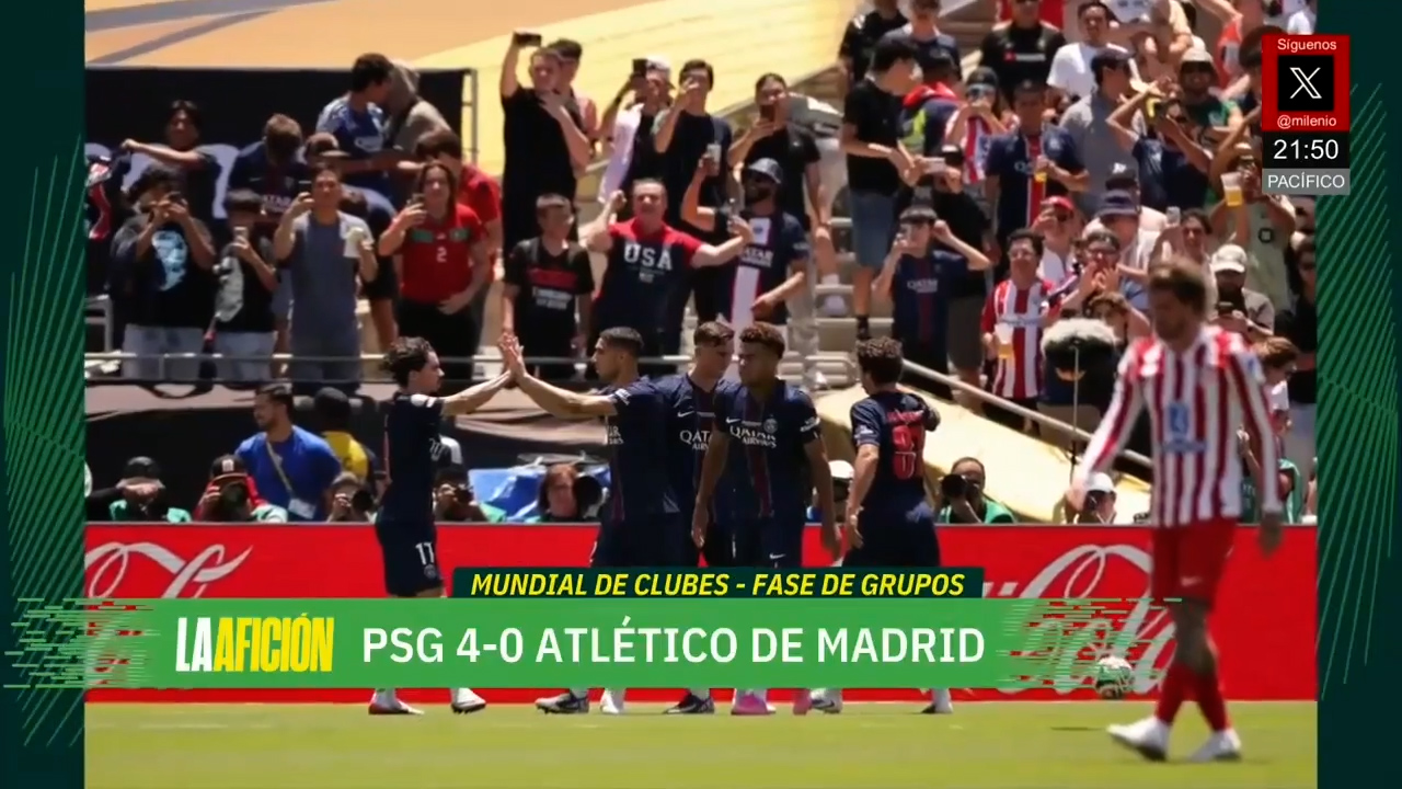 El PSG pasa por encima del Atlético y enciende el Mundial de Clubes