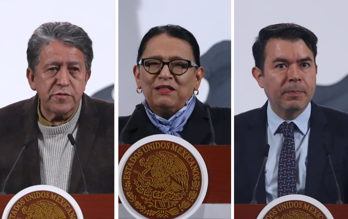 La secretaria de Gobernación presidió la conferencia mañanera durante la ausencia de la Presidenta. | Ariana Pérez