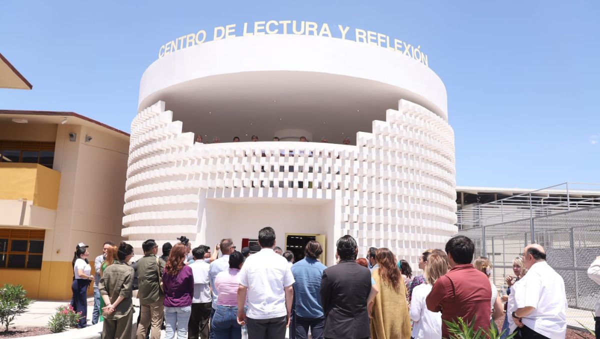El Centro de Lectura y Reflexión se encuentra dentro del Cereso No. 2 de Apodaca. Foto: Luis Guerra