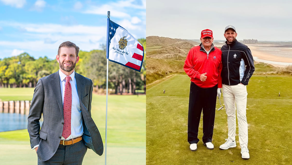 Eric Trump es el tercer hijo del presidente de Estados Unidos | Instagram