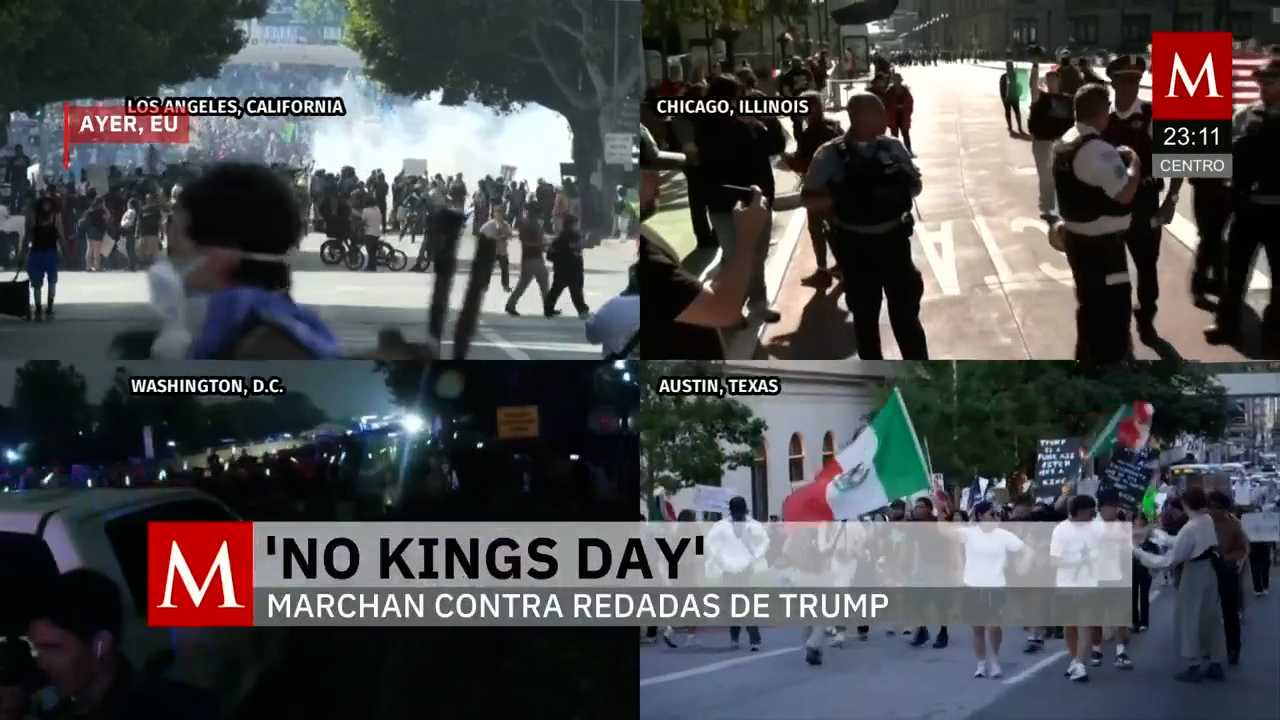 No Kings Day estalla en protestas masivas contra Trump