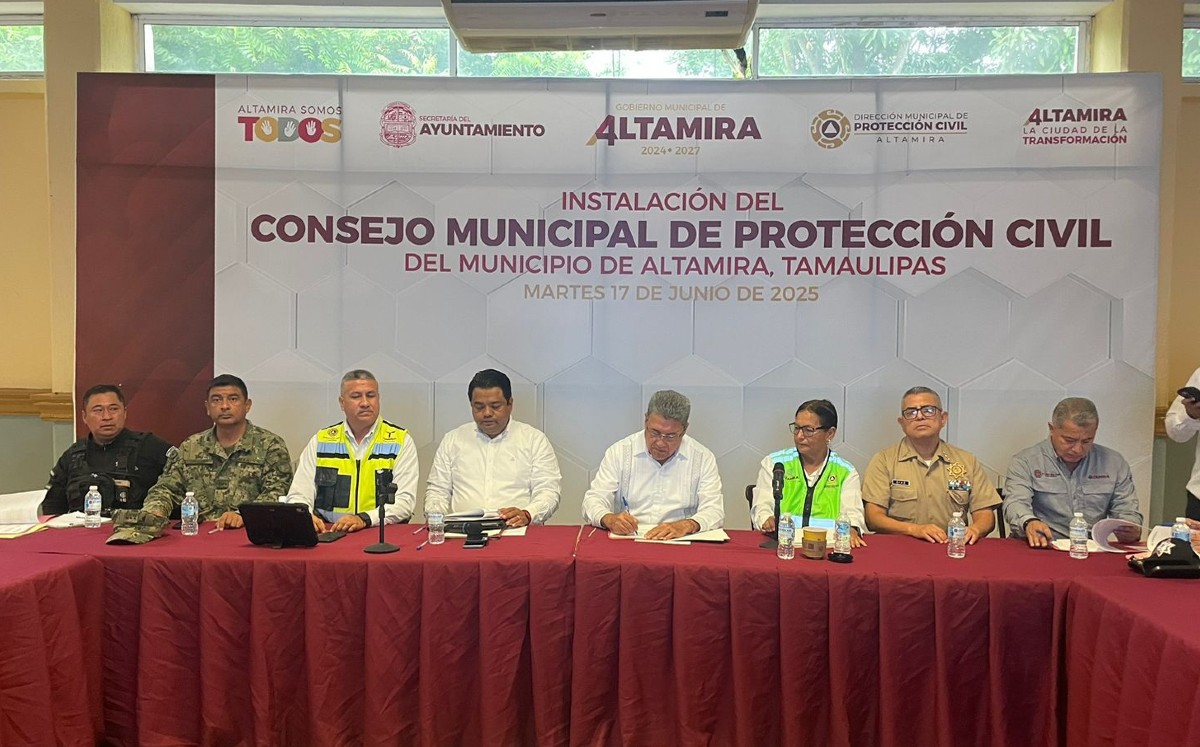 Participaron autoridades de Protección Civil tanto regional como municipal