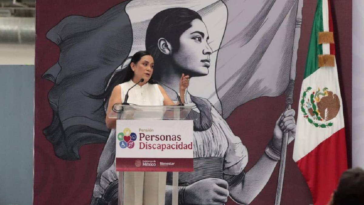 La secretaria del Bienestar, Ariadna Montiel, encabezó el acto realizado en Tabasco (Especial)