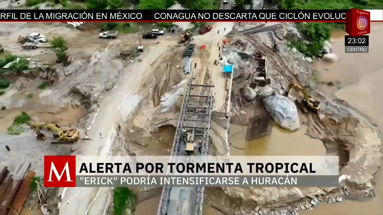 Alerta en México por tormenta tropical Eric y riesgo de huracán