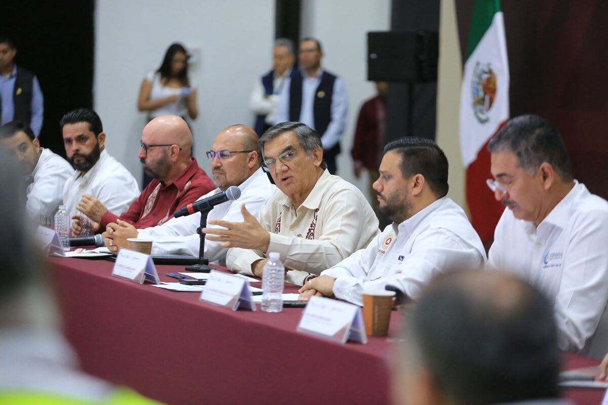 Américo Villarreal Anaya refuerza coordinación de Protección Civil por lluvias y ciclones