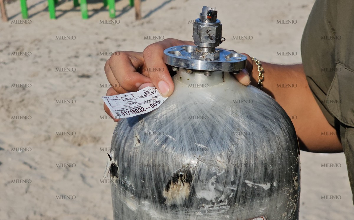 Basura espacial que dejó la empresa de Elón Musk. |  Foto: Pedro Elizalde