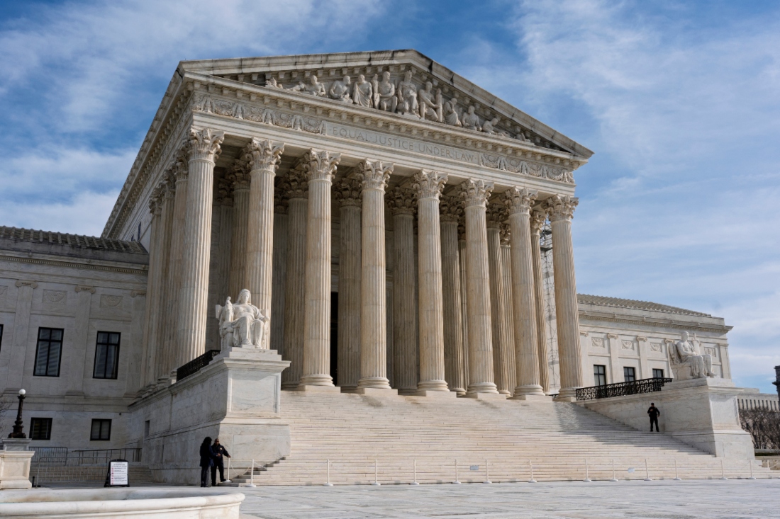 La Corte Suprema de Estados Unidos, en el Capitolio, Washington. |AP