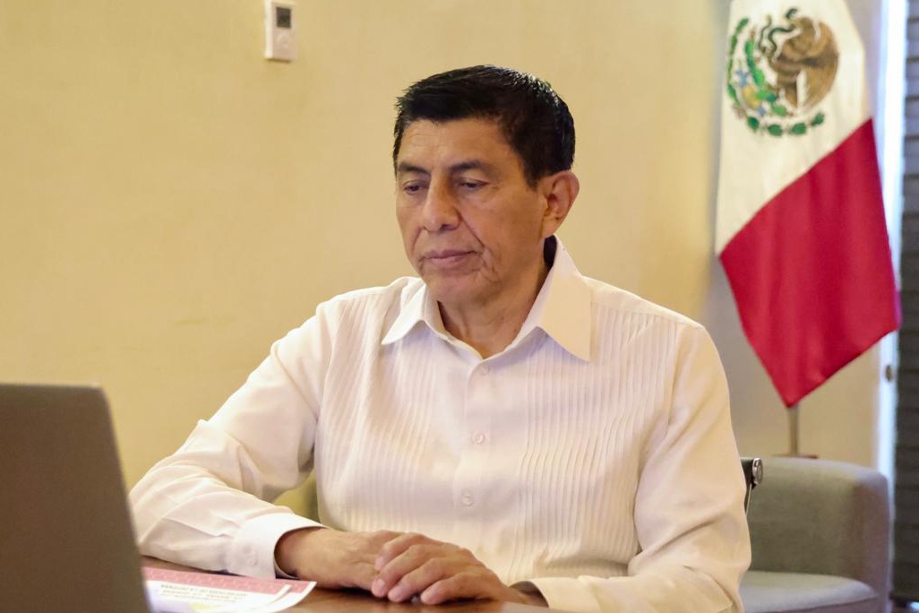 El gobernador participó vía remota en la mañanera | ESPECIAL