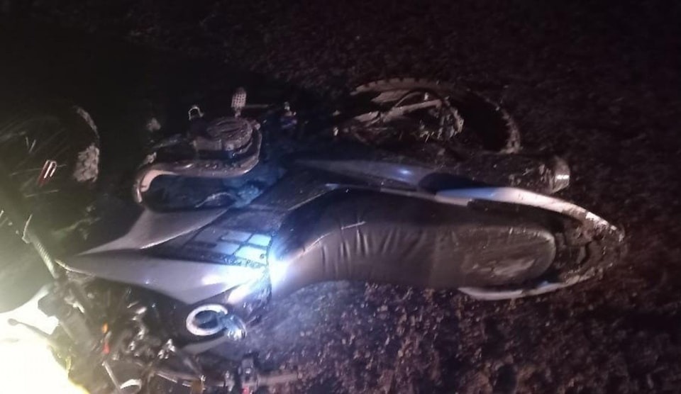 Las víctimas viajaban en una motocicleta. (Cortesía).