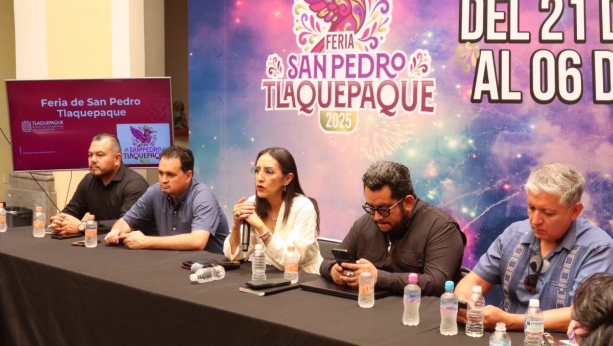 Laura Imelda Pérez, alcaldesa de Tlaquepaque, presentó las actividades para las fiestas del municipio (Foto: Cortesía)