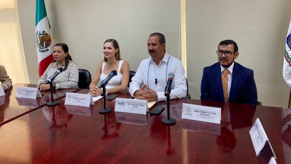 Mariana Rodríguez Cantú y la bancada de Movimiento Ciudadano presentaron un paquete de iniciativas. Kevin Recio