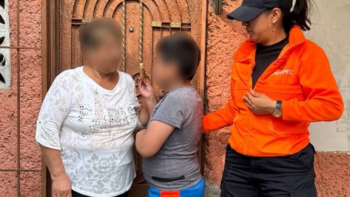 Policía de Ecatepec localiza a menor con autismo, lo reintegra a su hogar tras revisión del DIF.| Especial