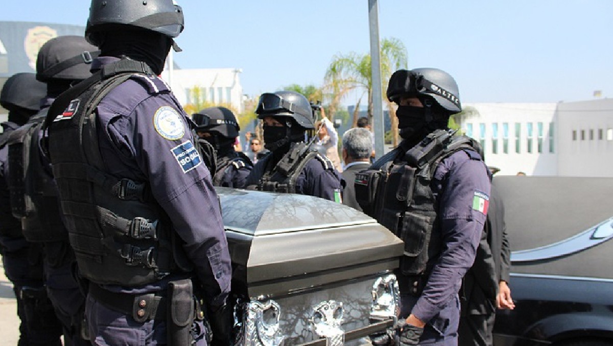 Policías asesinados en Guanajuato.