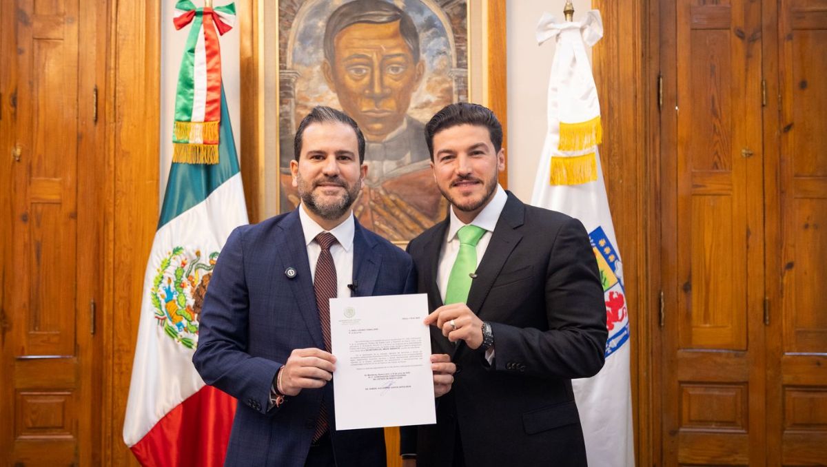 Samuel García indicó que con Raúl Lozano al frente de Medio Ambiente "se hará un gran equipo". Foto: Especial
