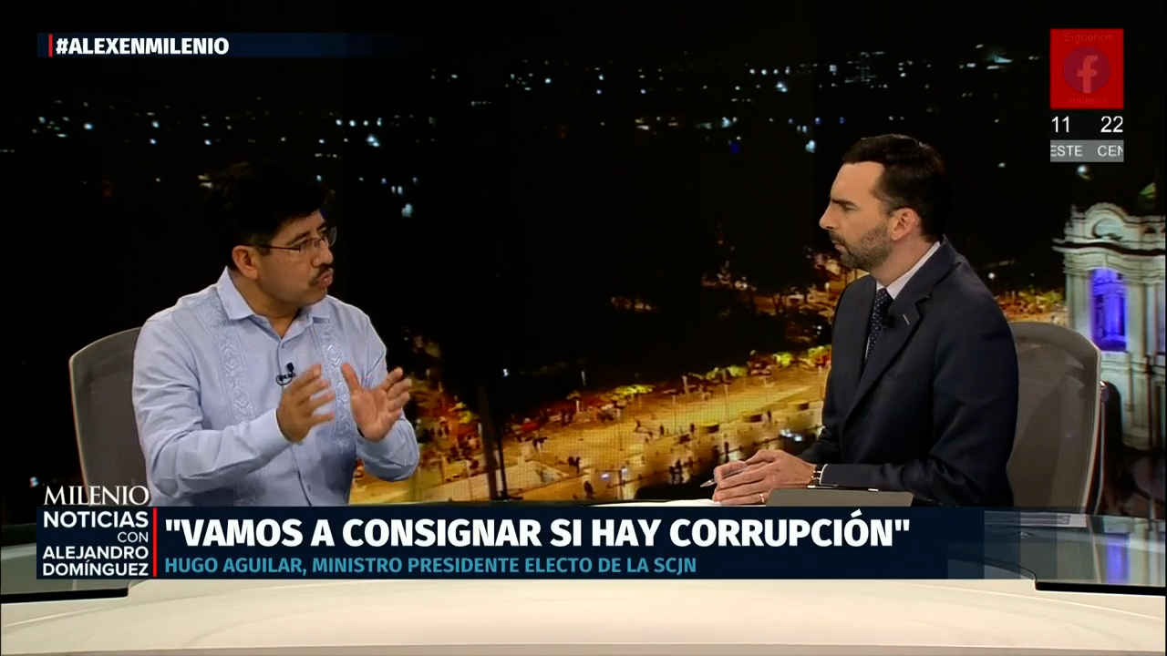 “No es trampa”, dice Hugo Aguilar sobre acordeones en elección del Poder Judicial