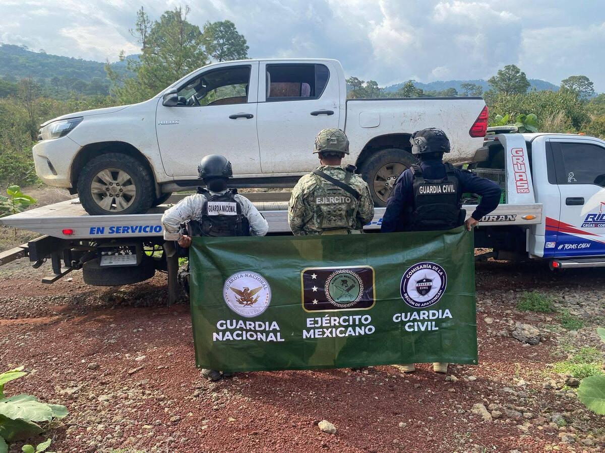 Las autoridades desplegaron un operativo para inhibir actividades delictivas en el estado. | Foto: @SSeguridad_Mich