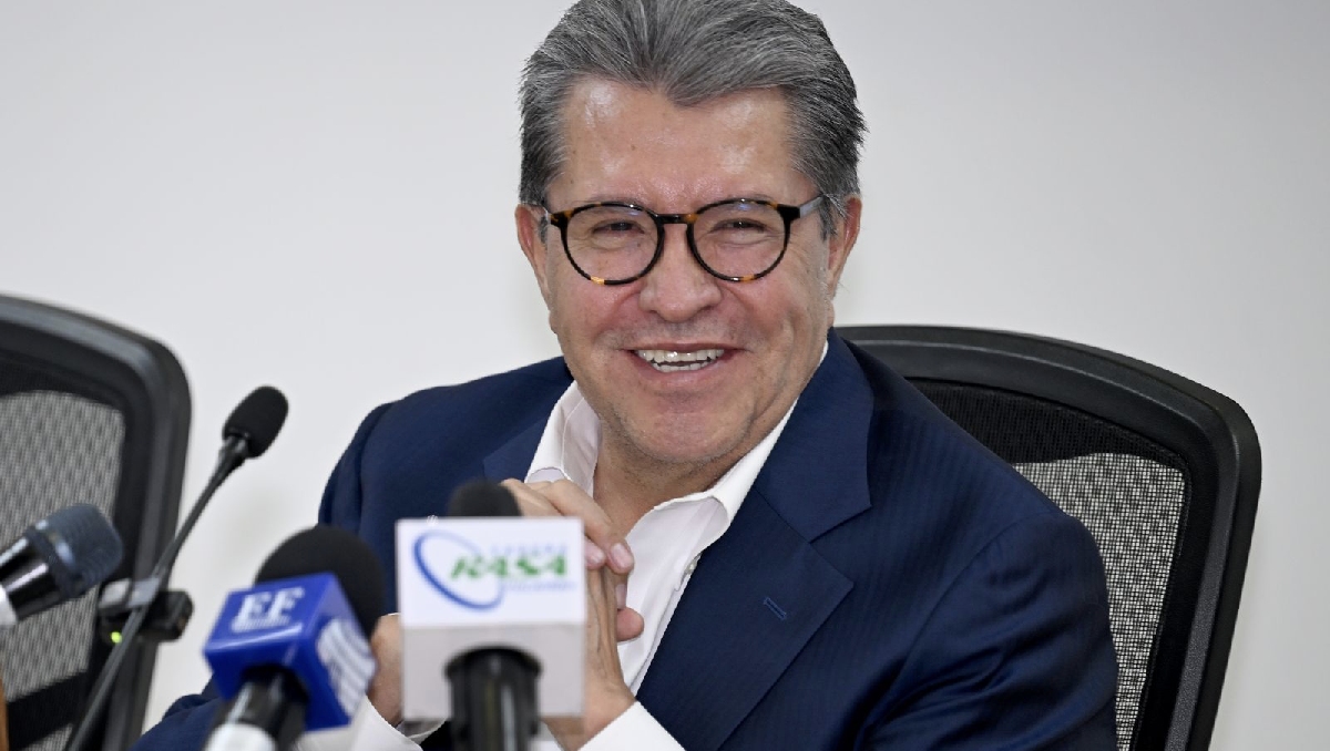 El coordinador de Morena en la Cámara de Senadores, Ricardo Monreal, en entrevista. | Especial