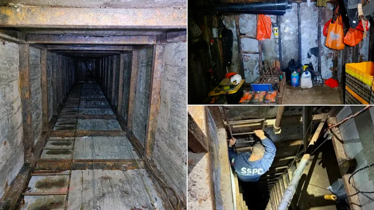 Descubren narcotúnel activo desde hace 10 años en Tijuana; conectaba con Estados Unidos