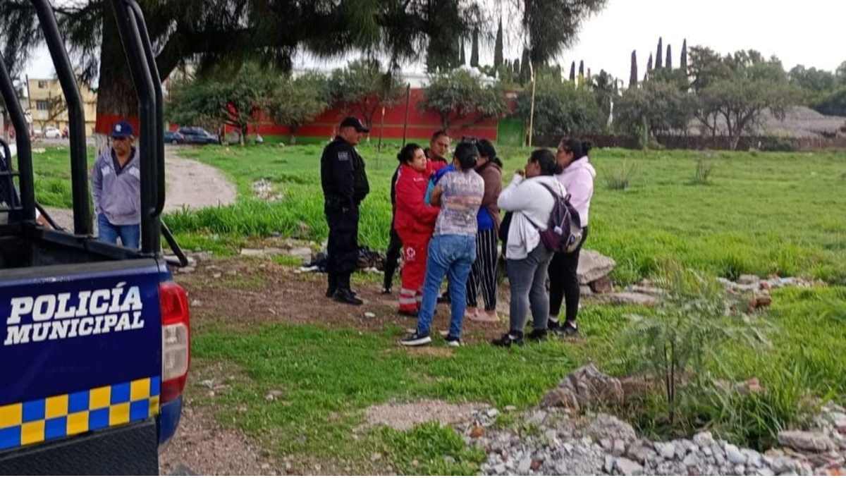 Encuentran bebé en baldío en Cortazar, Guanajuato.