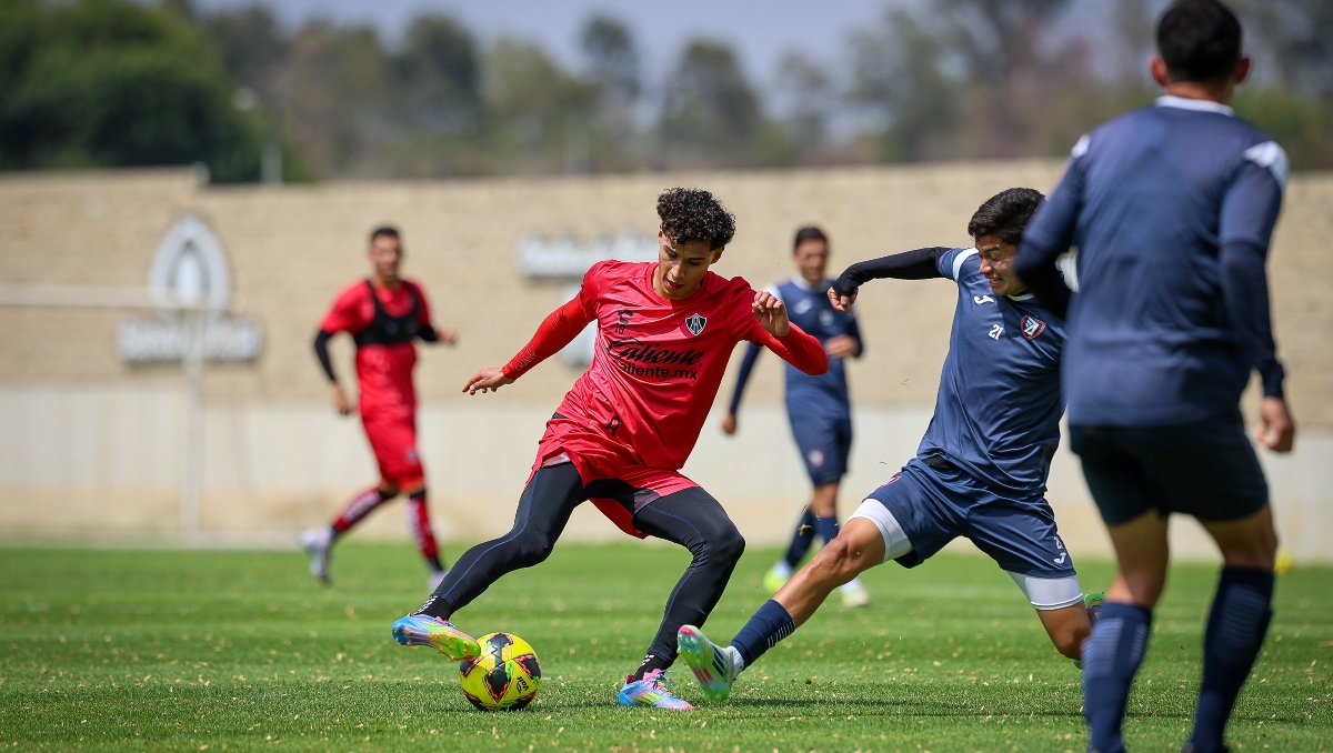Los Rojinegros empataron ante Tepatitlán en su último encuentro amistoso (Foto: Cortesía Atlas)
