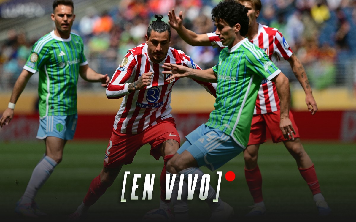 Seattle Sounders vs. Atlético de Madrid EN VIVO. Mundial de Clubes (AFP)