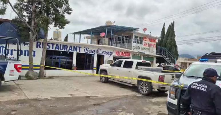 Ataque armado en restaurante con saldo rojo. (Guadalupe Trejo)