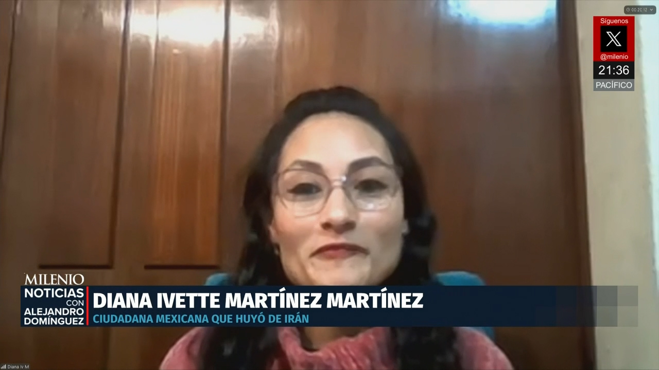 Diana Ivette Martínez, mexicana que escapo de conflicto en Medio Oriente