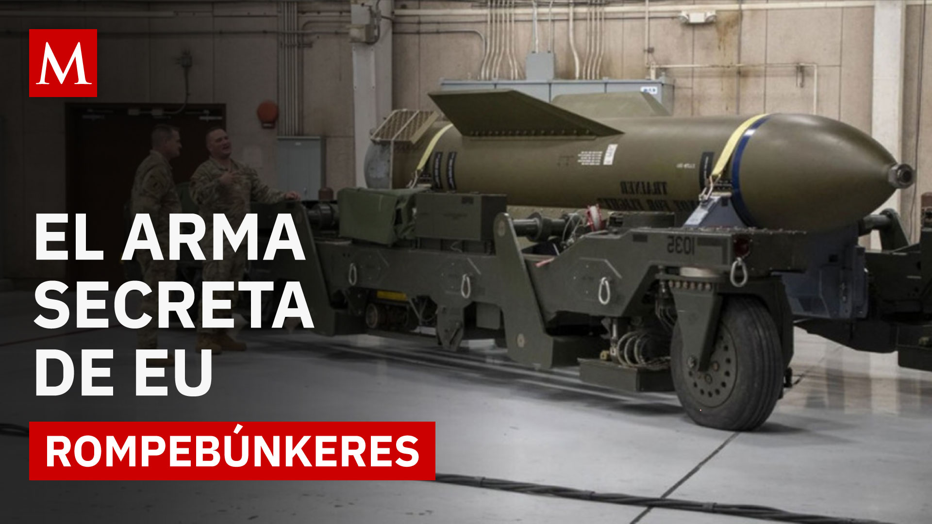 El arma secreta de EU que Israel no puede usar: la GBU-57