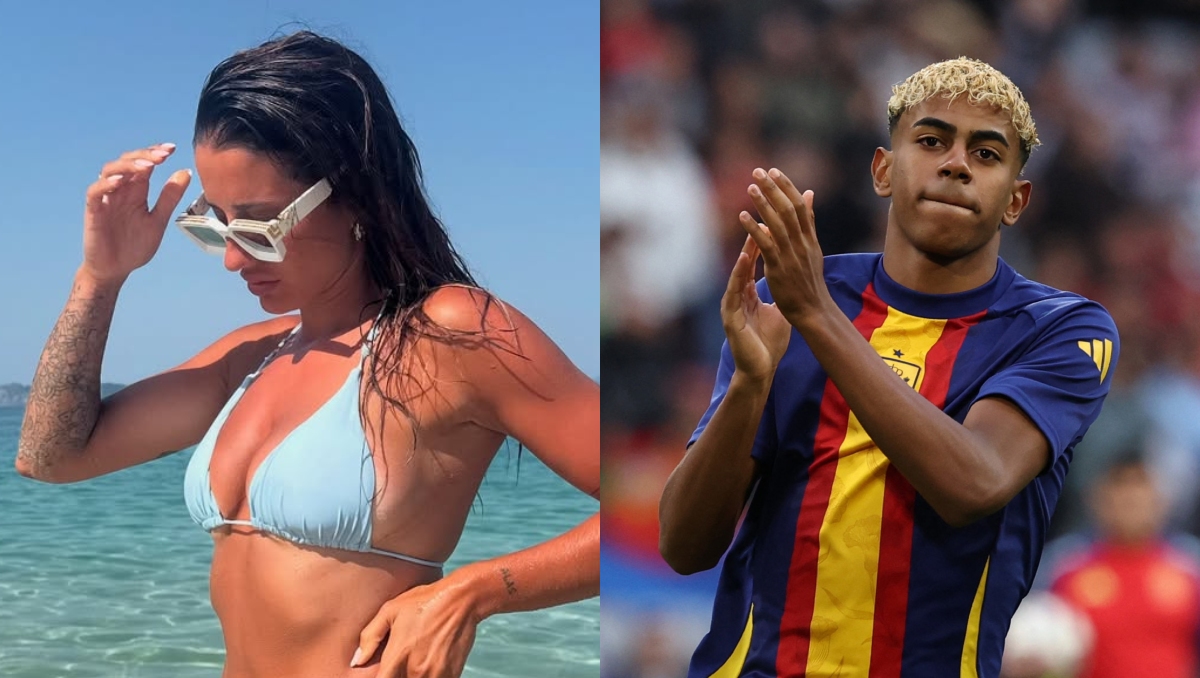 Fátima Vázquez, la presunta novia de Lamine Yamal que ha generado polémica por la diferencia de edad (Reuters/Instagram@Fativazquezd)