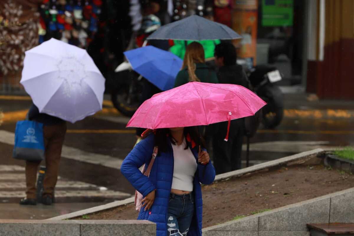Lluvias intensas en Hidalgo por el paso de Erick. (Jorge Sánchez)