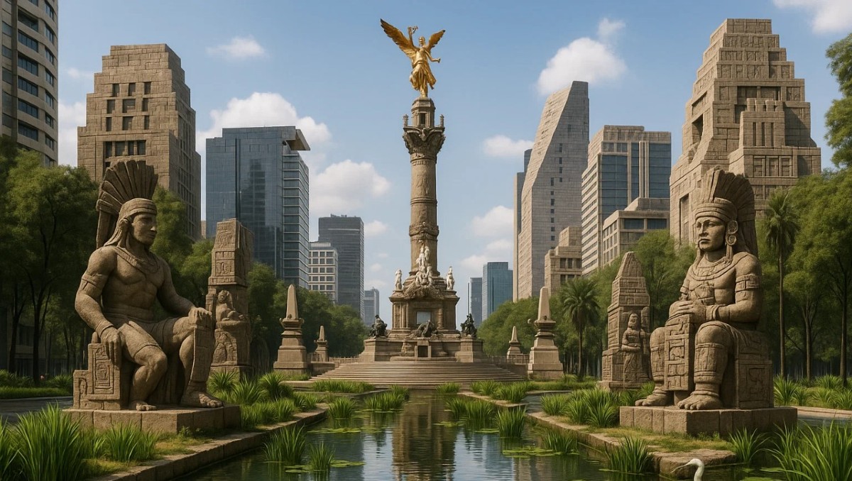 México si no hubiera caído Tenochtitlán según la IA | SORA